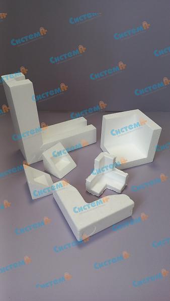 Формовка уголков из пенопласта для транспортировки Формовка уголков из пенопласта для транспортировки